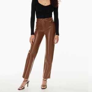 Aritzia Melina Leather Pants
